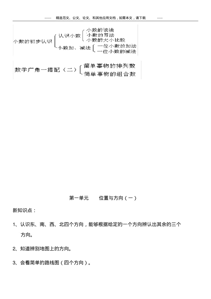 2020年三年级数学下册全册思维导图知识点教案.pdf_第2页