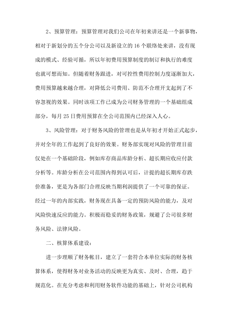 财务人员年终的工作总结.docx_第2页