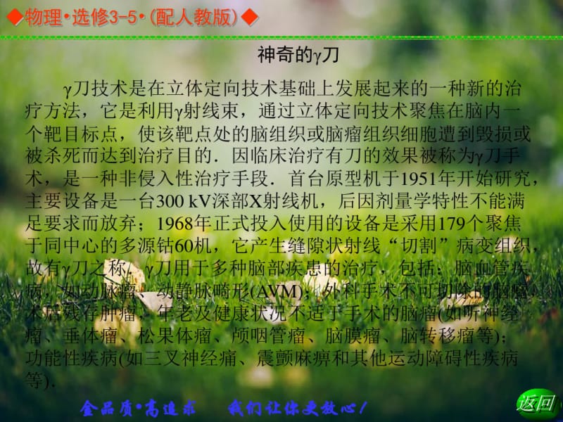 【金学案】高中物理选修3-5(人教)同步辅导与检测课件：19.3探测射线的方法19.4放射性的应用与防护.pdf_第3页