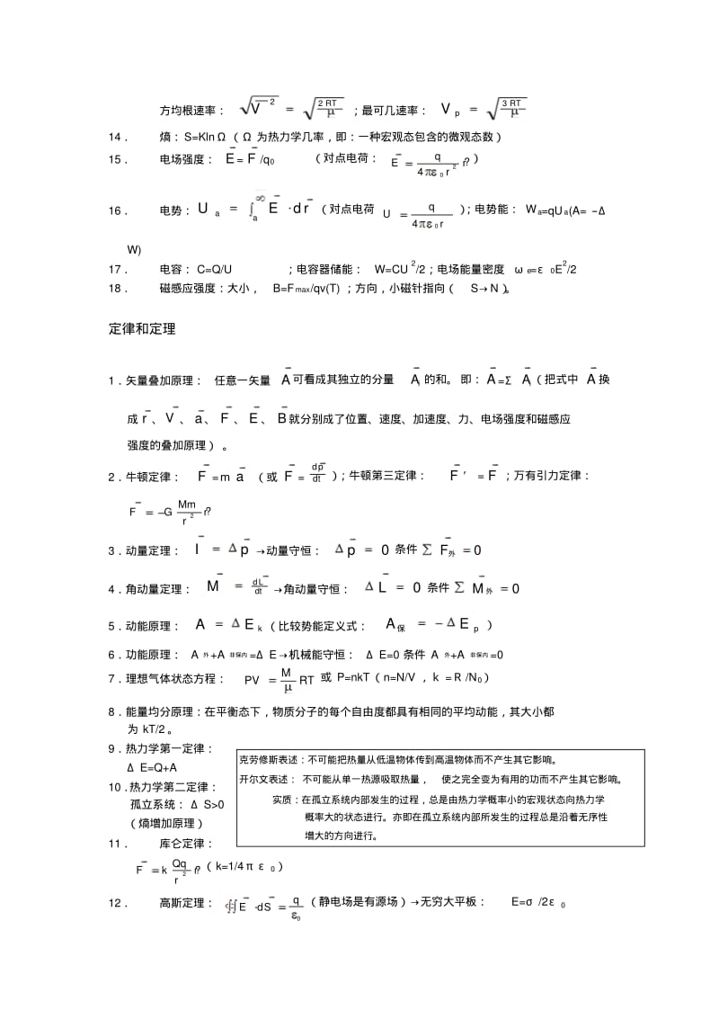 大学物理公式大全.pdf_第2页