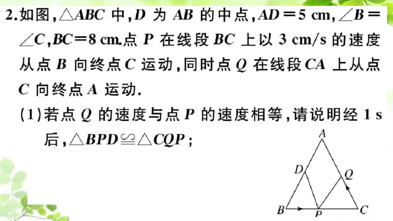 新人教版八年级上册数学难点探究专题：动态变化中的三角形全等.pdf_第3页