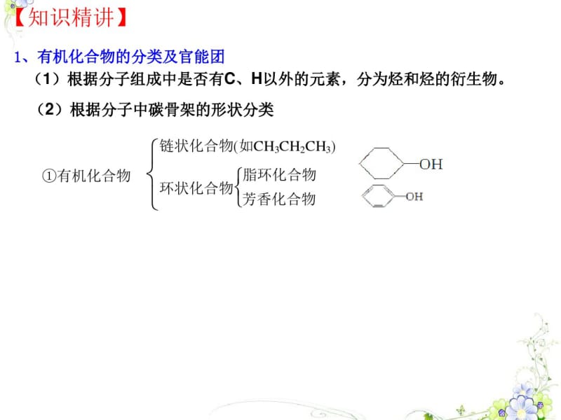 有机化学基本概念(组成、结构、分类、命名)(课件)-2017届高三化学一轮复习.pdf_第2页