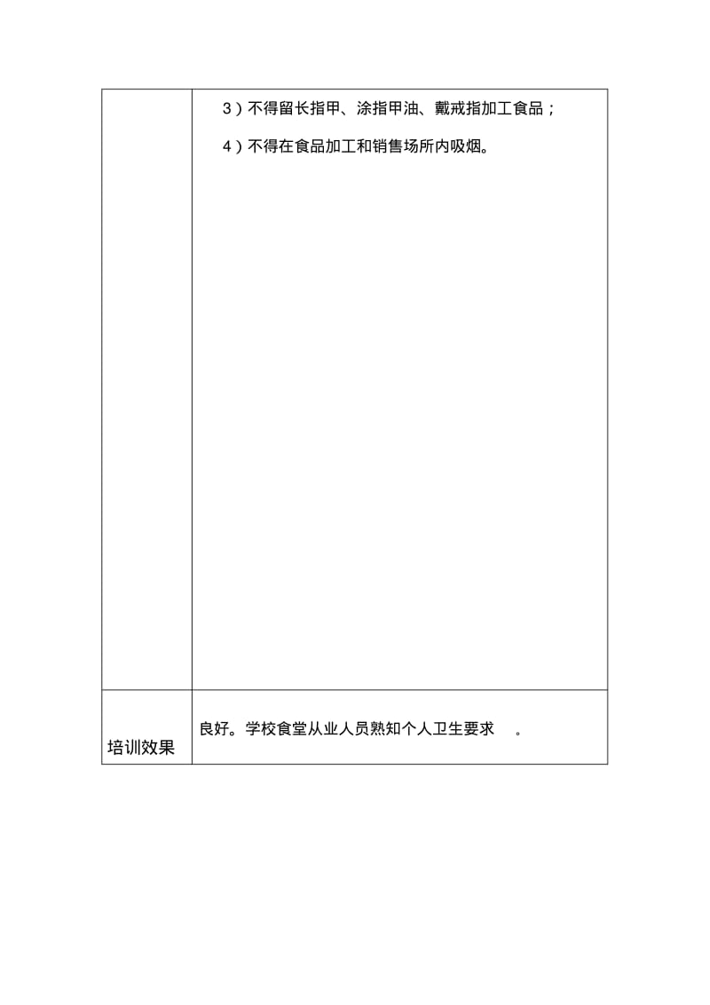 食堂从业人员培训记录表.pdf_第2页