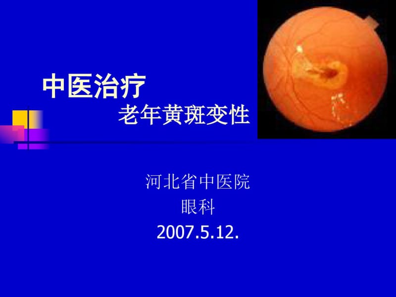 中医治疗_老年黄斑变性.pdf_第1页