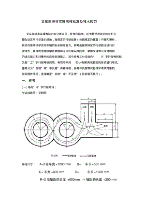 叉车驾驶员实操考核标准及技术规范.pdf