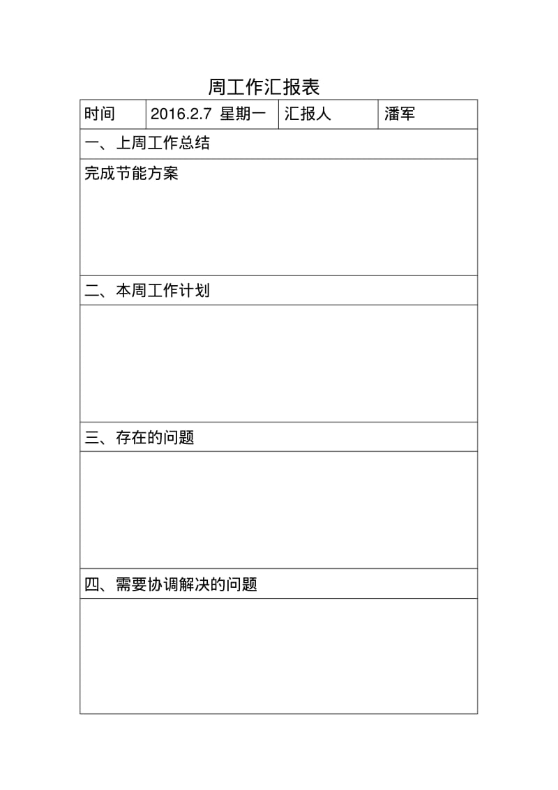 周工作汇报表.pdf_第2页