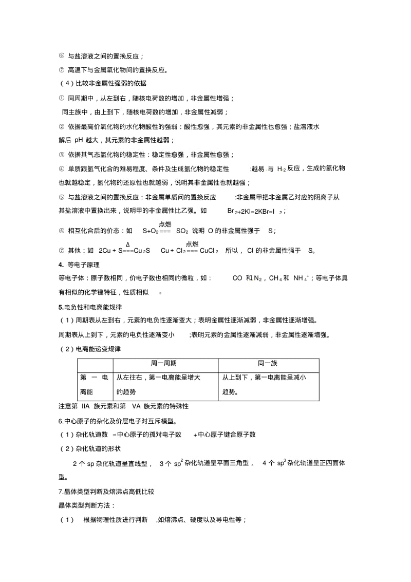 2019-2020年高考化学《物质结构与性质》复习指导新人教版.pdf_第3页