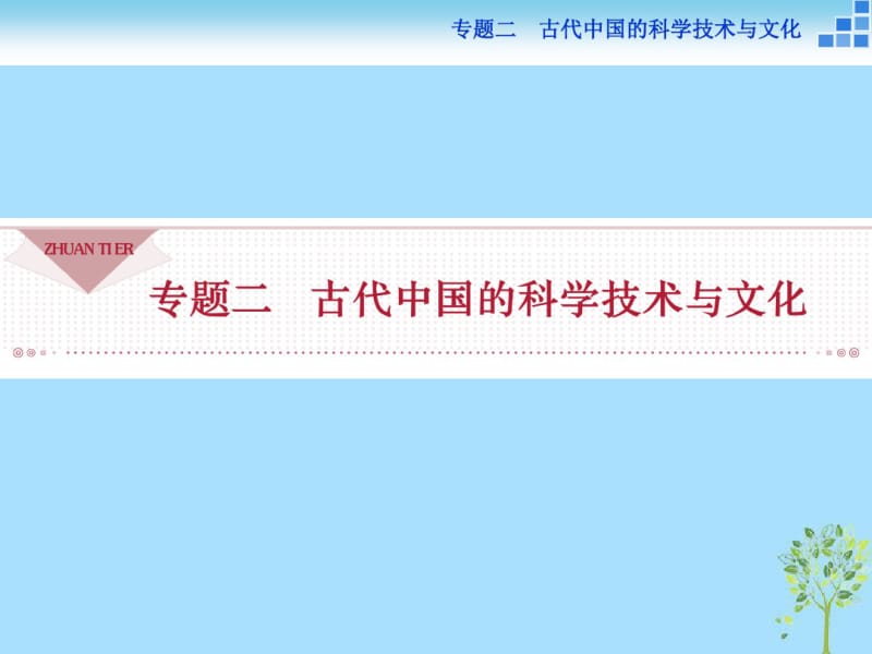 高中历史专题二古代中国的科学技术与文化一中国古代的科学技术成就课件人民版必修.pdf_第1页