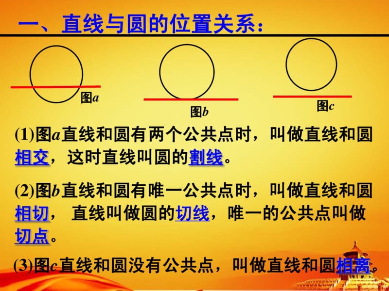 人教A版数学必修2课件：4.2.1直线与圆的位置关系.pdf_第3页