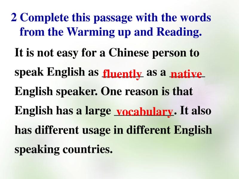 【人教版】高中英语必修一：Unit2Learningaboutlanguage课件.pdf_第3页