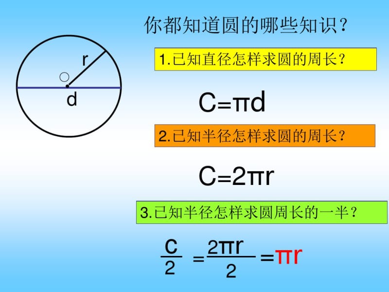 新北师大版六年级上册数学圆的面积一课件.pdf_第3页