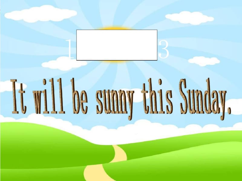 六年级英语上册Lesson3《ItwillbesunnythisSunday》优秀课件2科普版.pdf_第1页