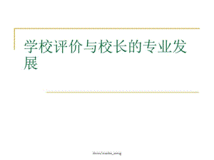 学校评价与校长的专业发展-课件.pdf