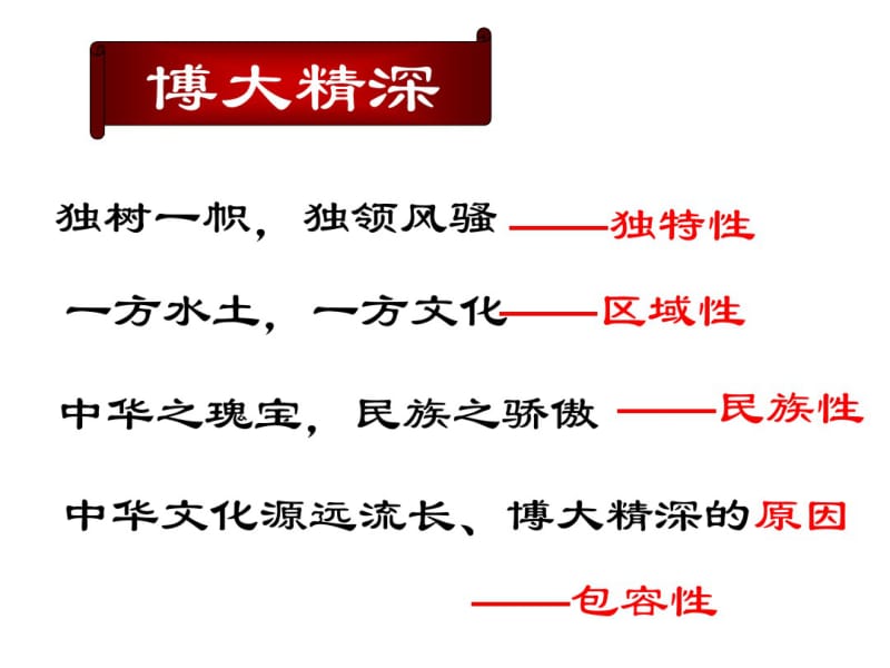 人教版高中政治必修三6.2博大精深的中华文化课件(共38张PPT)(优质推荐版).pdf_第3页