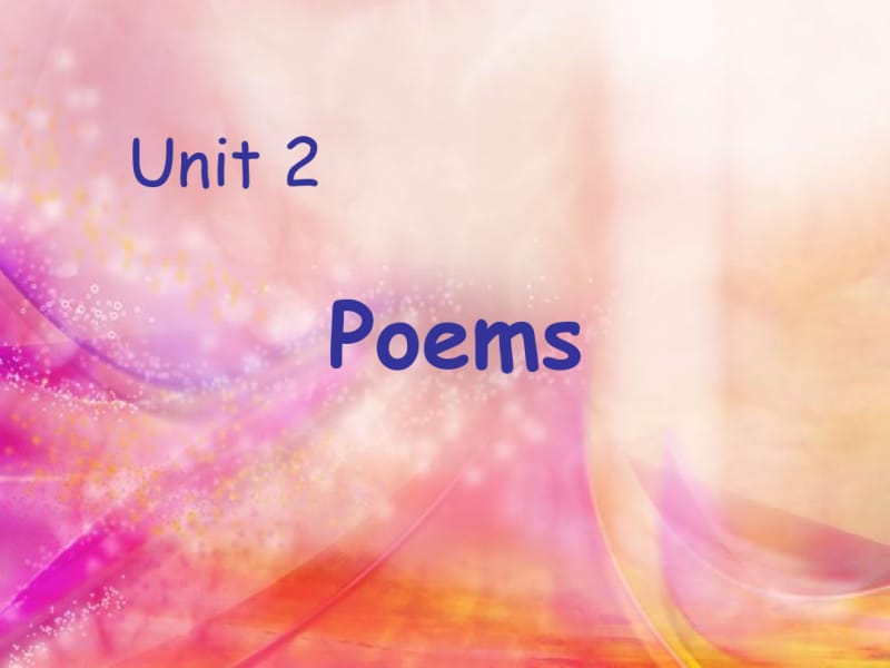 《unit2poems》.pdf_第1页