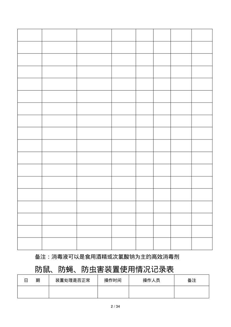 2018食品生产企业通用记录范本.pdf_第2页