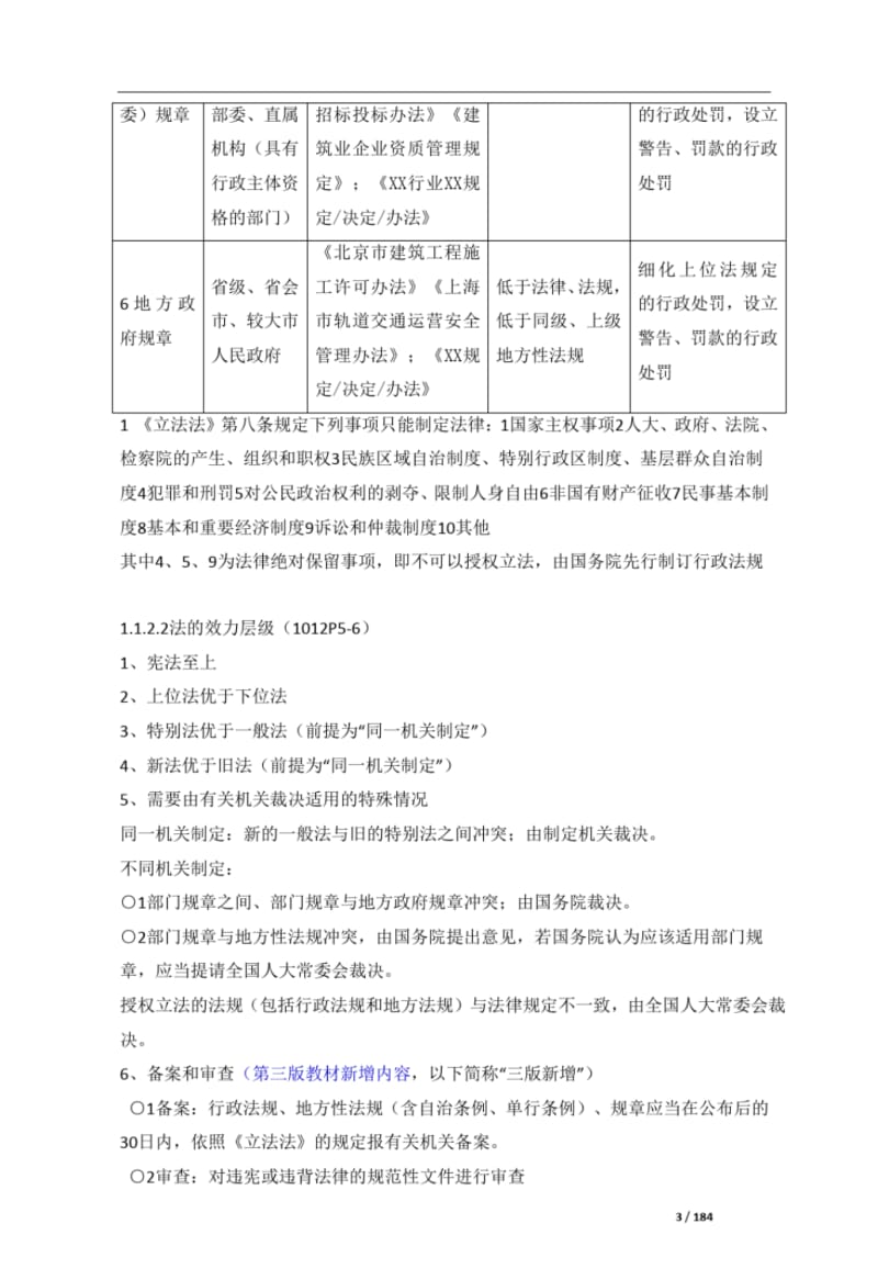 2017年一建建设工程法规知识点归纳.pdf_第3页