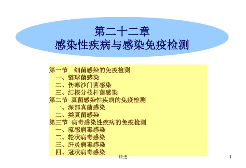 新版第二十二章-感染性疾病与感染免疫检测课件.ppt.pdf_第1页