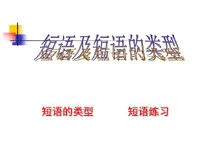 初中语文短语及短语的类型.pdf