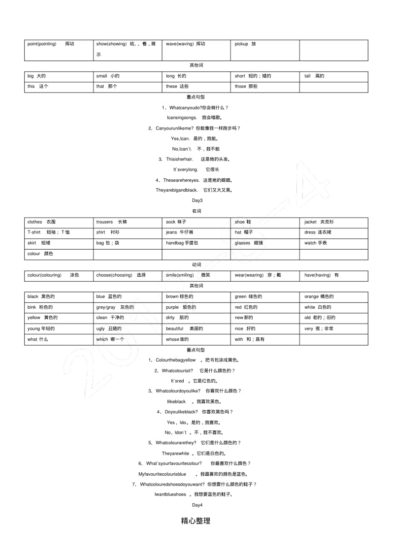 剑桥少儿英语一级重点,轻松考一级.pdf_第2页