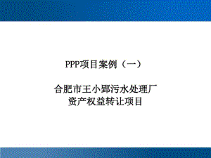 (1)合肥市王小郢污水处理厂资产权益转让项目.pdf