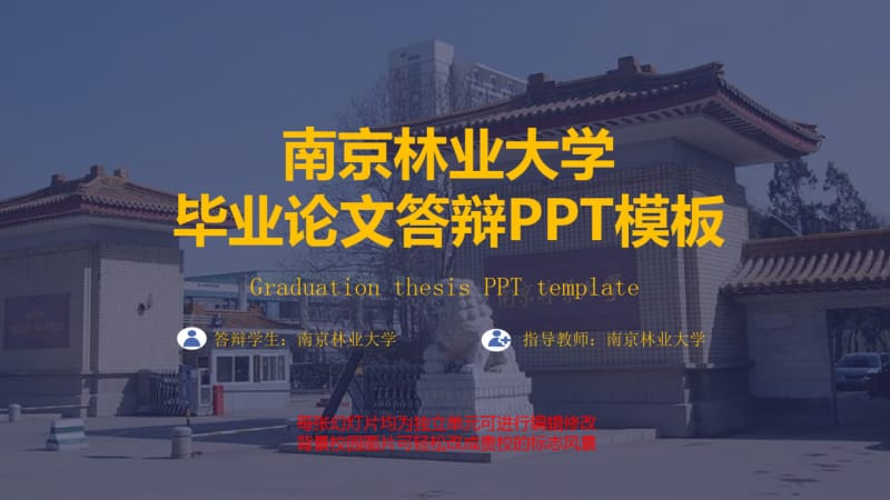 南京林业大学毕业论文答辩模板.pdf_第1页