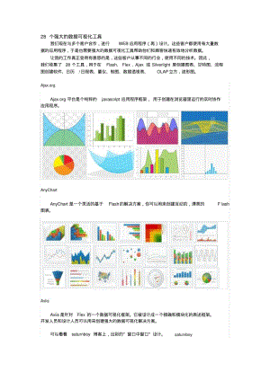 [精选]28个强大的数据可视化工具--资料.pdf