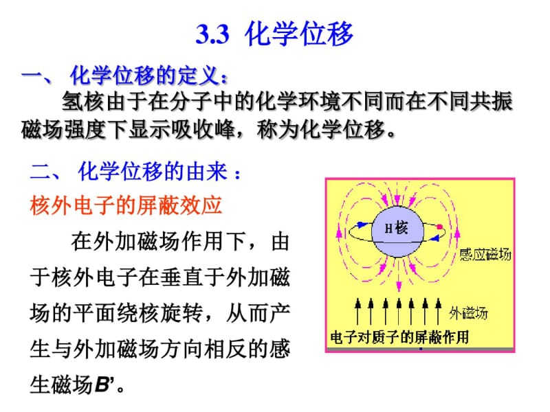 第三章核磁共振氢谱2化学位移.pdf_第1页