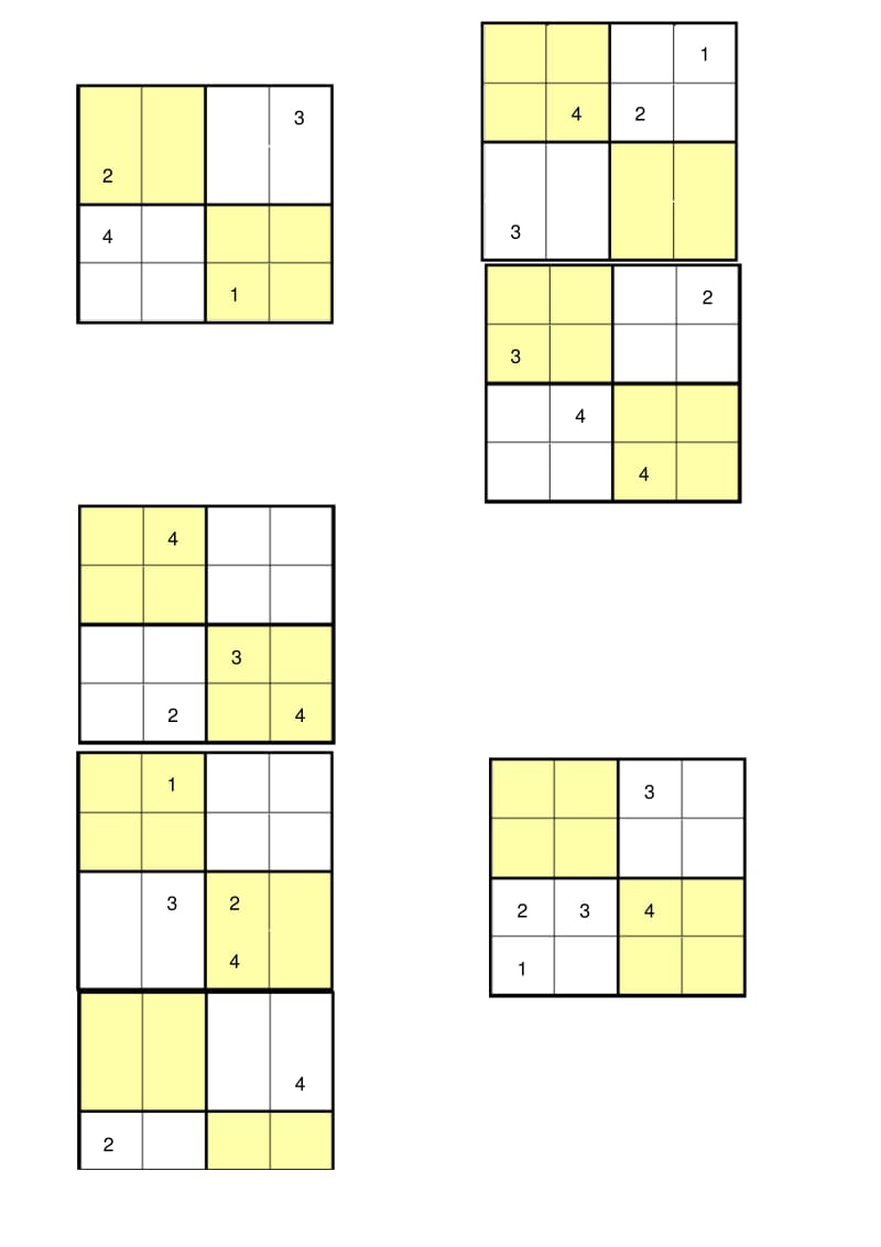 数独4-6宫格练习-可打印.pdf_第2页