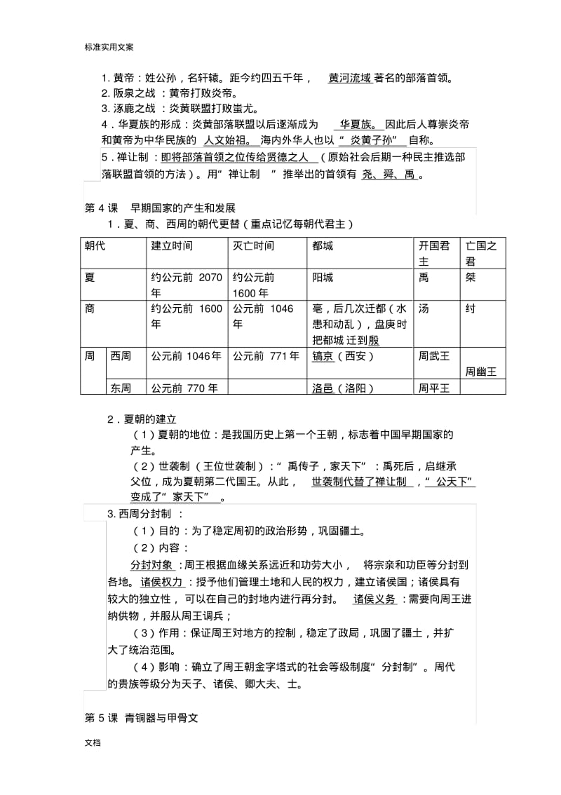 新人教版七年级历史背诵重点.pdf_第2页