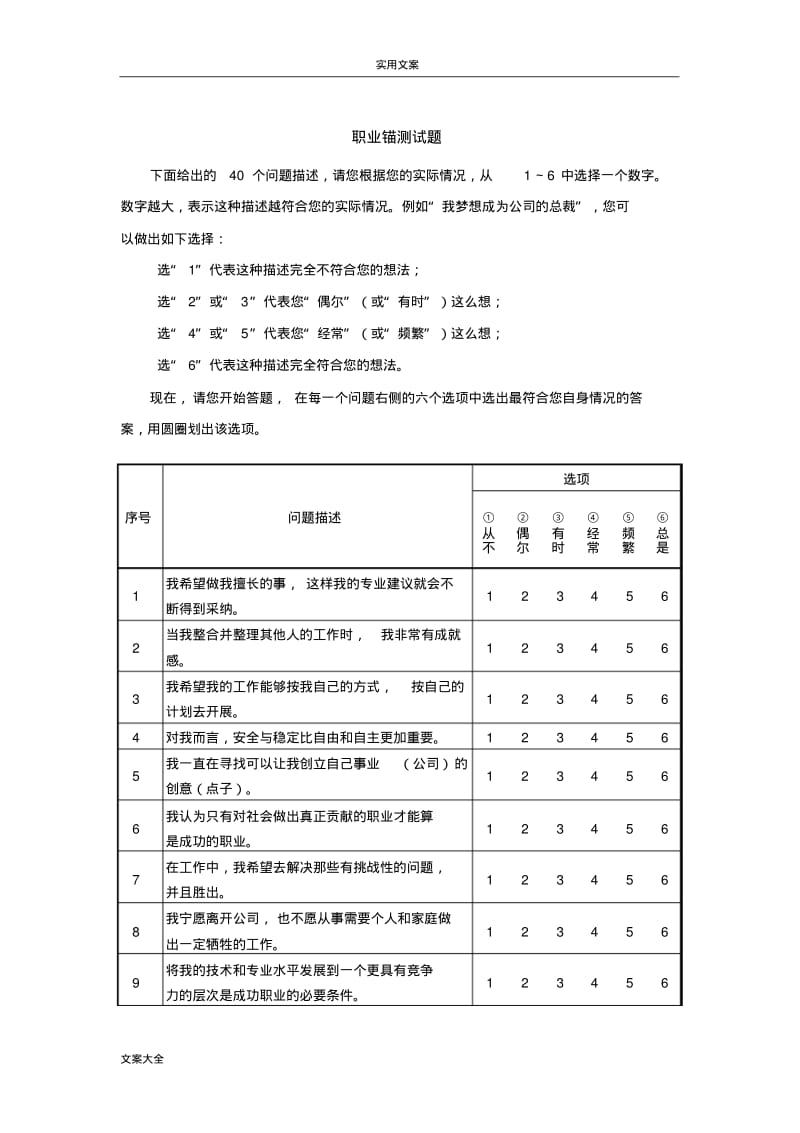 附录3施恩职业锚测试与解释.pdf_第1页