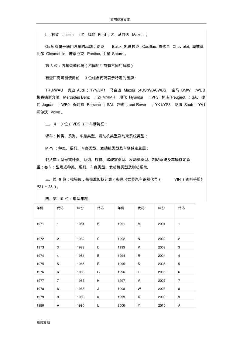 车辆的识别代号应由三个部分组成.pdf_第2页