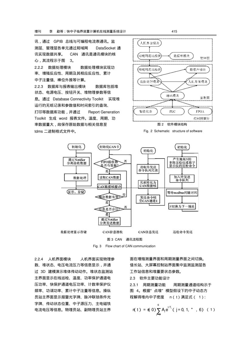 快中子临界装置计算机在线测量系统设计.pdf_第3页