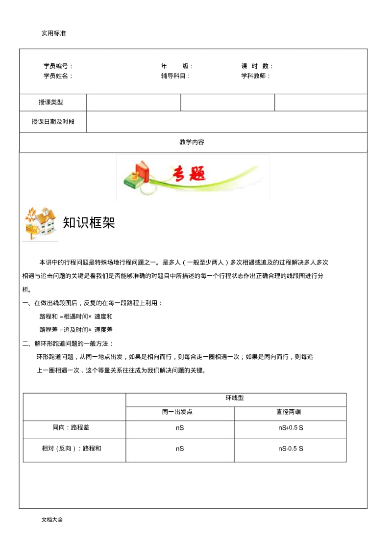 奥数多次相遇问题.pdf_第1页