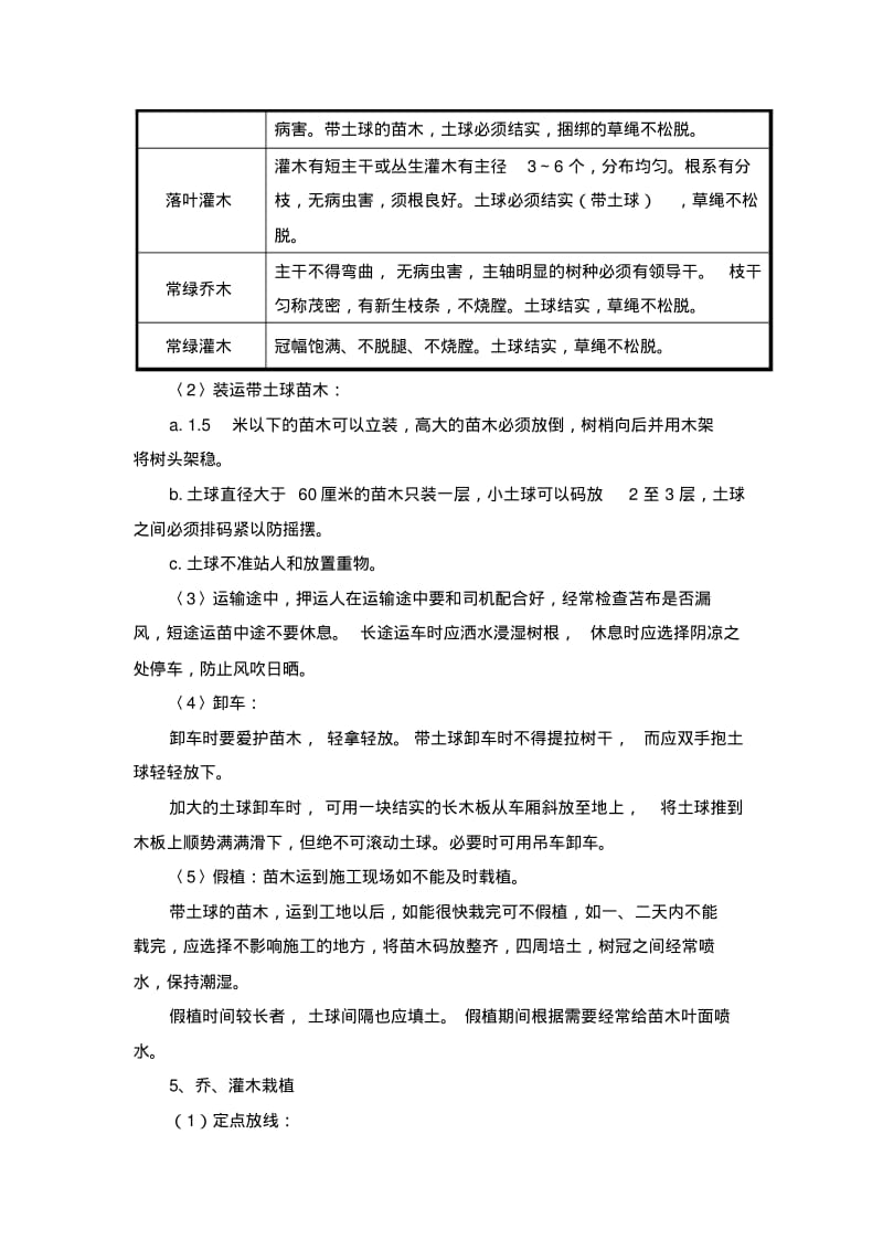 绿化栽植工程施工方案.pdf_第3页