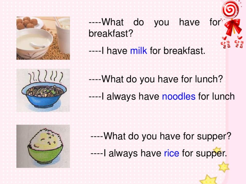 Unit3DailyLifeLesson2--Whatdoyouusuallyhaveforbreakfast.pdf_第3页