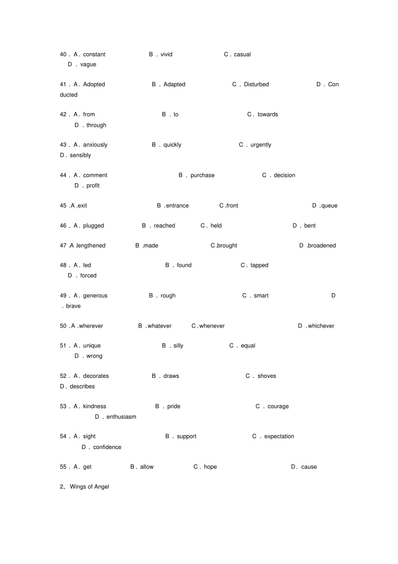 2019高考英语四月模块仿真冲刺精练：3完型填空(16页,word版,含解析).pdf_第2页