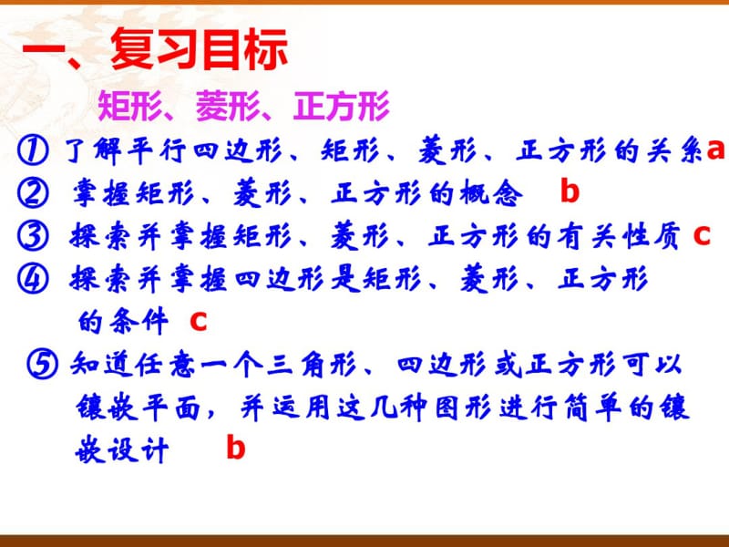 中考复习课件特殊平行四边形.pdf_第2页