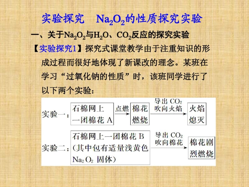 高中化学《实验探究Na2O2的性质探究实验》PPT.pdf_第1页