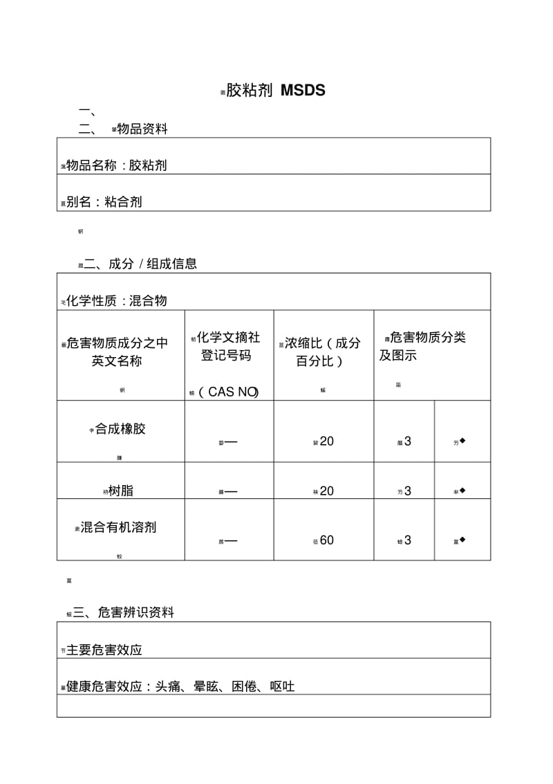 胶粘剂MSDS.pdf_第1页