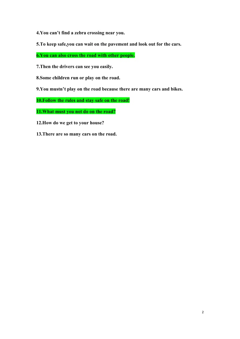 译林英语6B Unit4 单词、短语、句型.docx_第2页