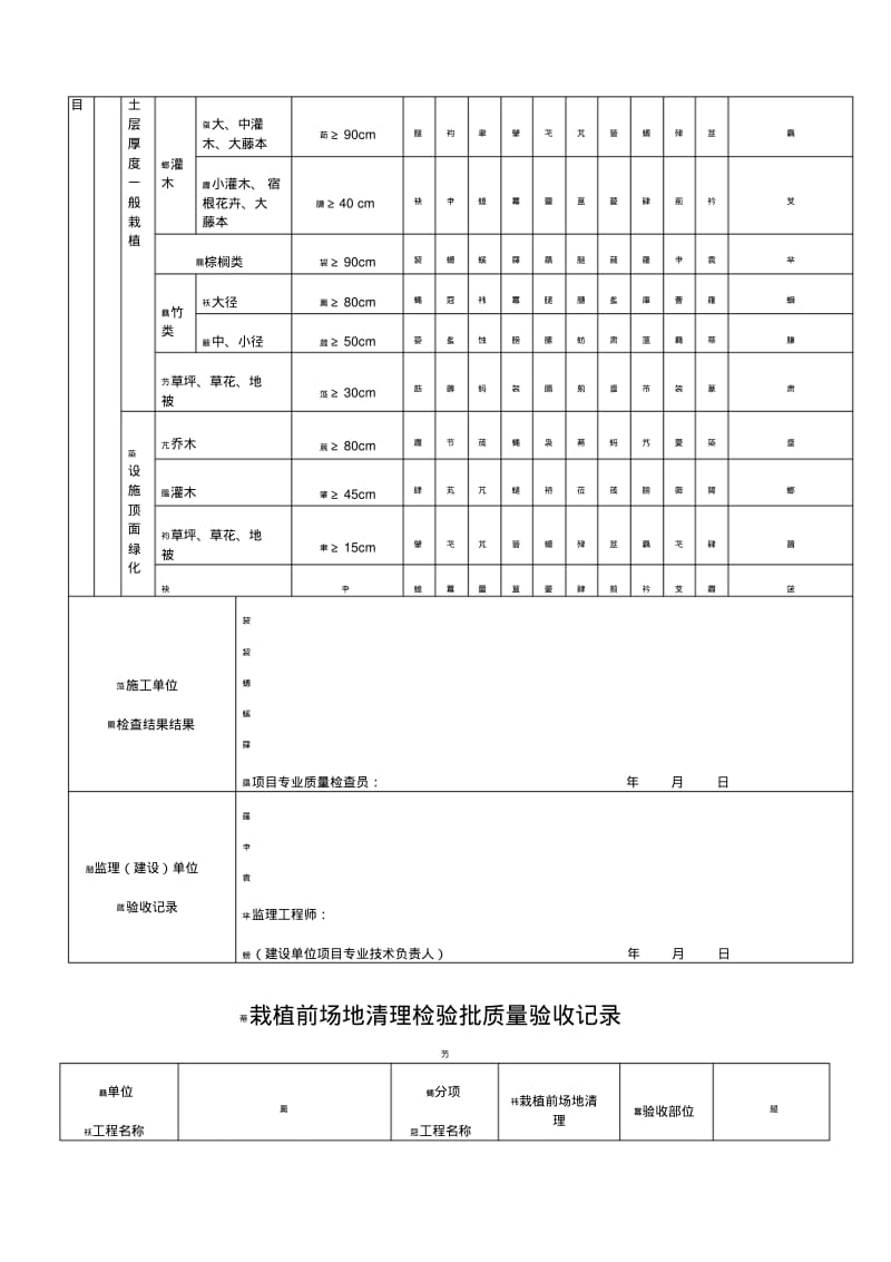 绿化工程部分检验批.pdf_第2页