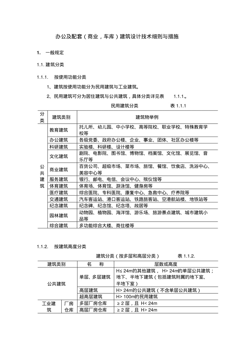 写字楼及配套建筑设计规范上.pdf_第1页