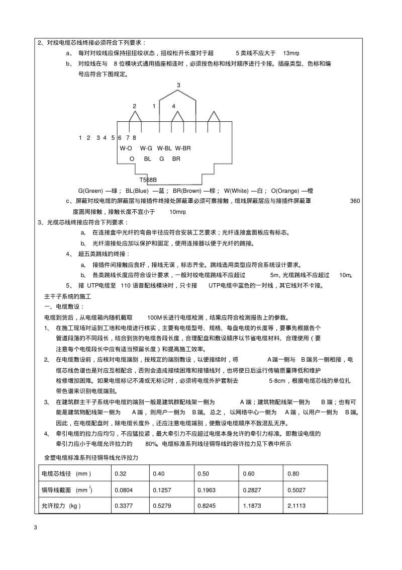 技术交底记录(综合布线系统)资料.pdf_第3页