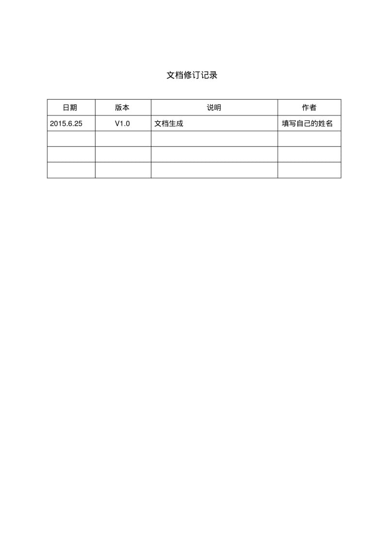 技术设计方案文档模板V1.0课件资料.pdf_第2页