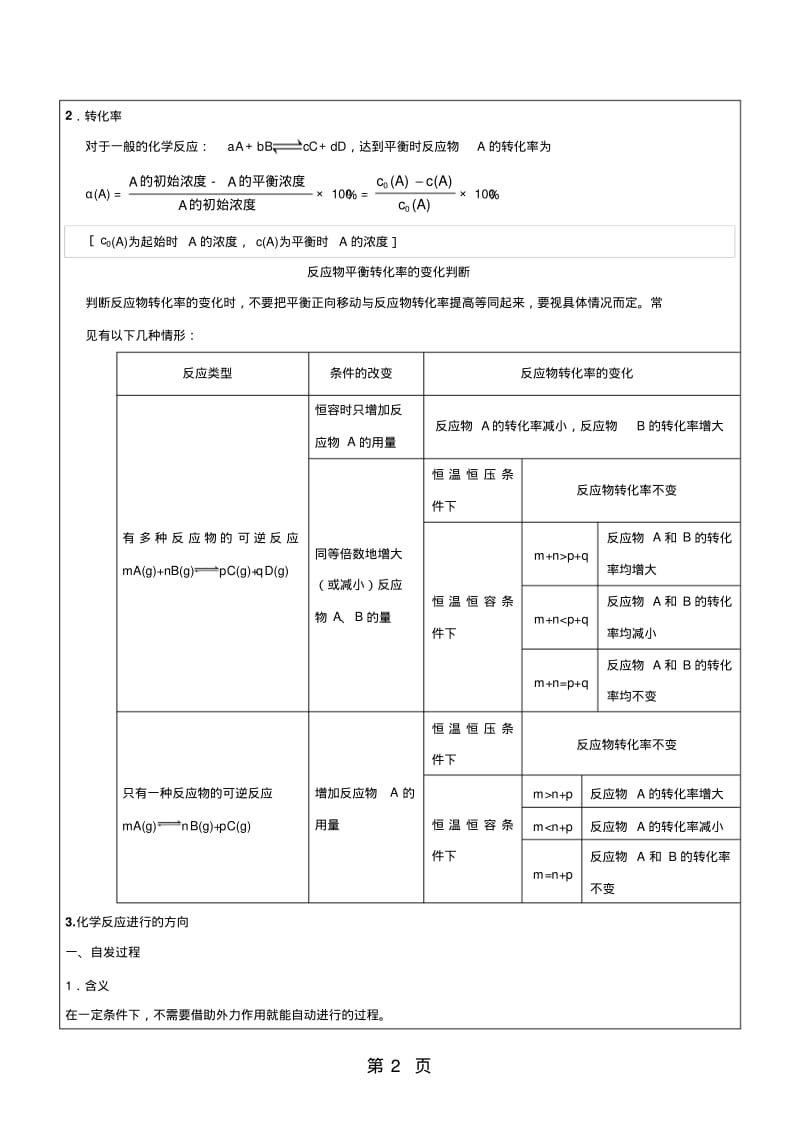 高考化学一轮复习化学平衡常数与平衡图像复习讲义.pdf_第2页