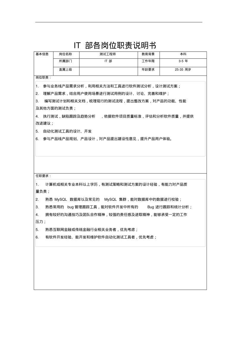 IT部岗位说明书资料.pdf_第3页