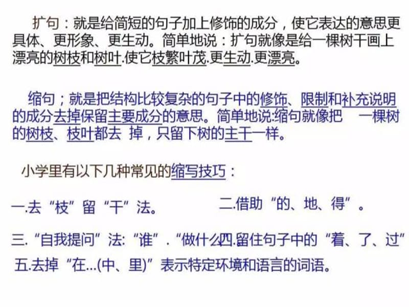 部编版三年级下册语文期末小学语文扩句、缩句专题.ppt_第1页