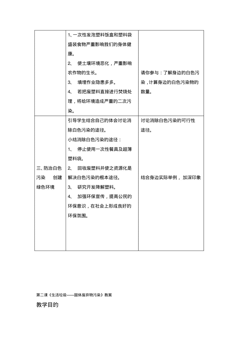 初中生环境保护教育共8课教案教学设计.pdf_第2页