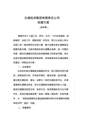 县交通投资集团有限公司组建方案5稿.pdf